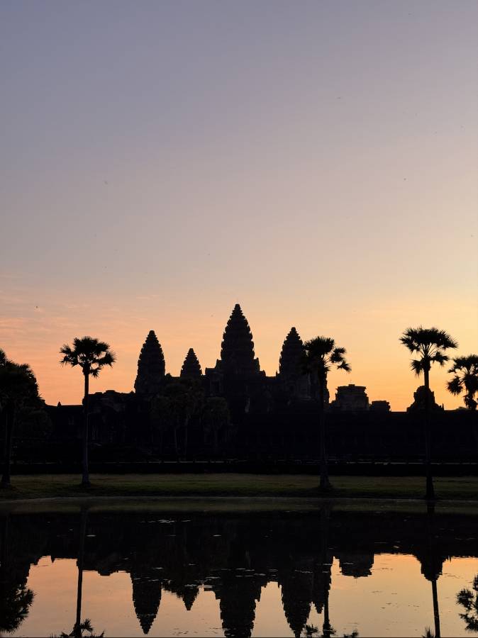 Coffee Later, Angkor Sunrise First